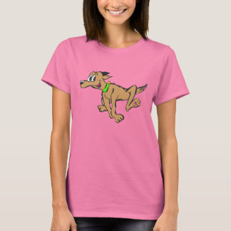Happy Running Dog Customizable Toddler T-shirt