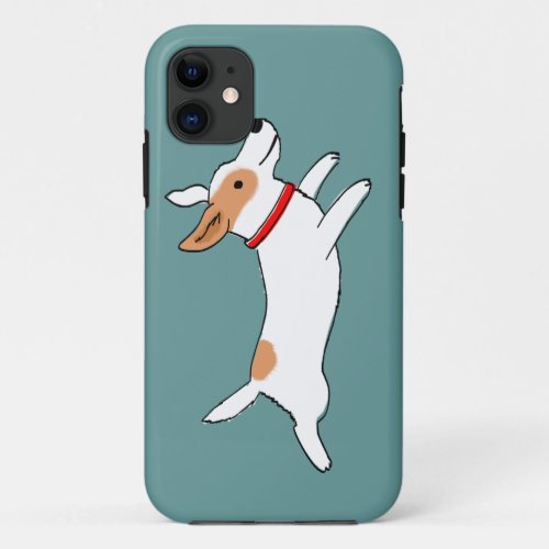 Happy Running Jack Russell Terrier _ Cute Dog iPhone 11 Case