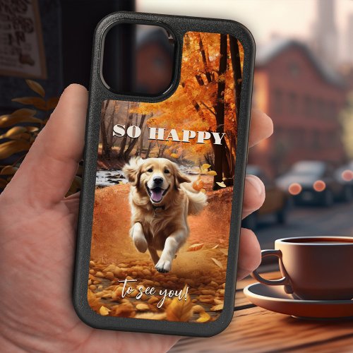 Happy Running Labrador Dog Phone Case