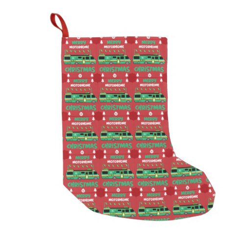 Happy RV Motorhom Xmas   Small Christmas Stocking