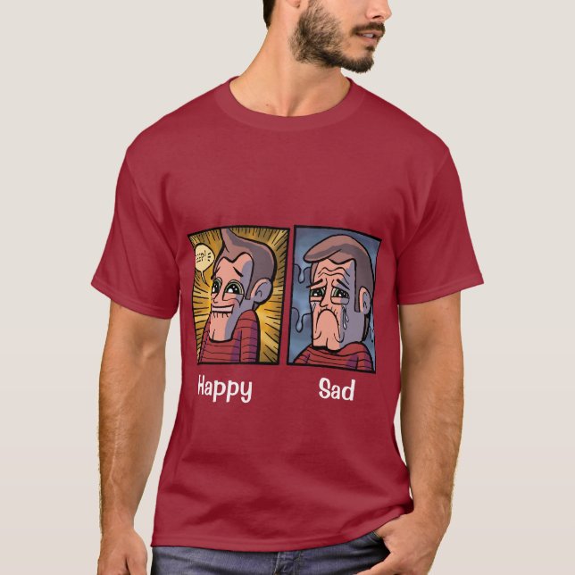 Happy/Sad Gerald Shirt (Front)