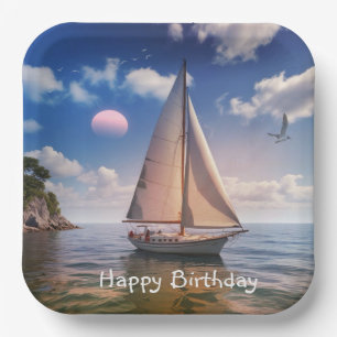 Happy Sailing Paper Plates