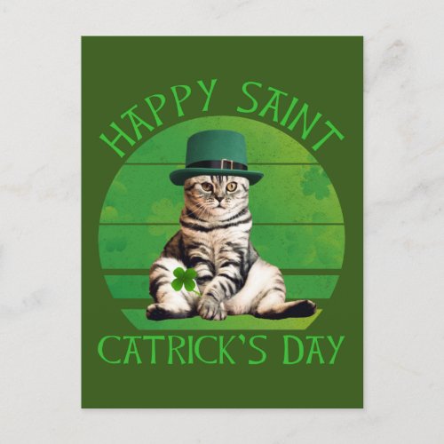 Happy Saint Catricks Day Postcard