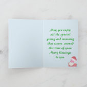Happy Saint Nicholas Day Holiday Cards (Inside)