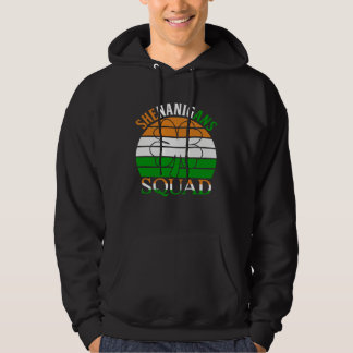 Happy Saint Patrick s Day Irish Shenanigans Squad  Hoodie
