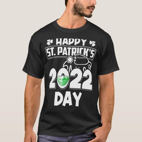 Happy Saint Patricks Day 2022 Irish Shamrock Face T_Shirt