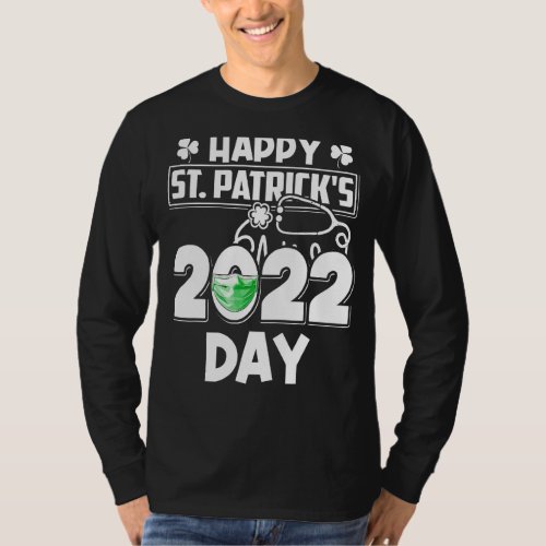 Happy Saint Patricks Day 2022 Irish Shamrock Face T_Shirt
