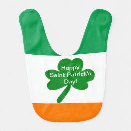 Happy Saint Patrick's Day  Baby Bib