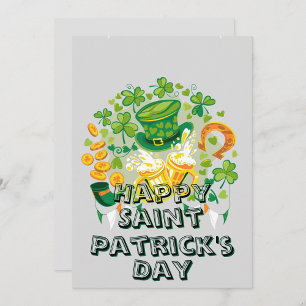 Happy Saint Patrick's Day Holiday Card