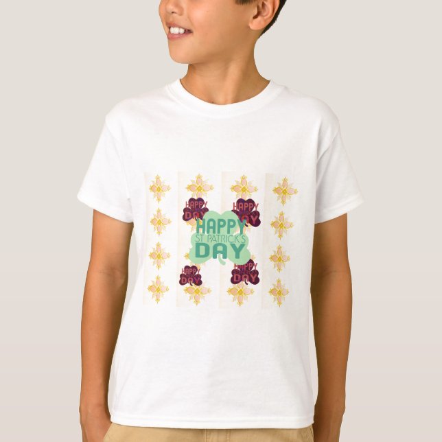 Happy Saint Patrick's Day Lovely Art Print T-Shirt (Front)