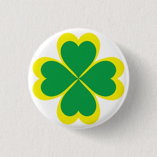 Happy Saint Patrick's Day! Pinback Button (Front)