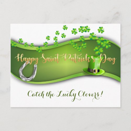 Happy Saint Patricks Day Postcard