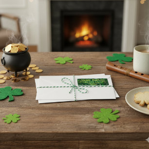 Happy Saint Patrick's Day Return Address Labels