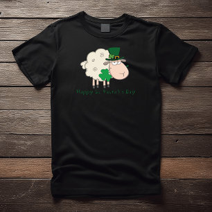 Happy Saint Patrick's Day Sheep Clover T-Shirt