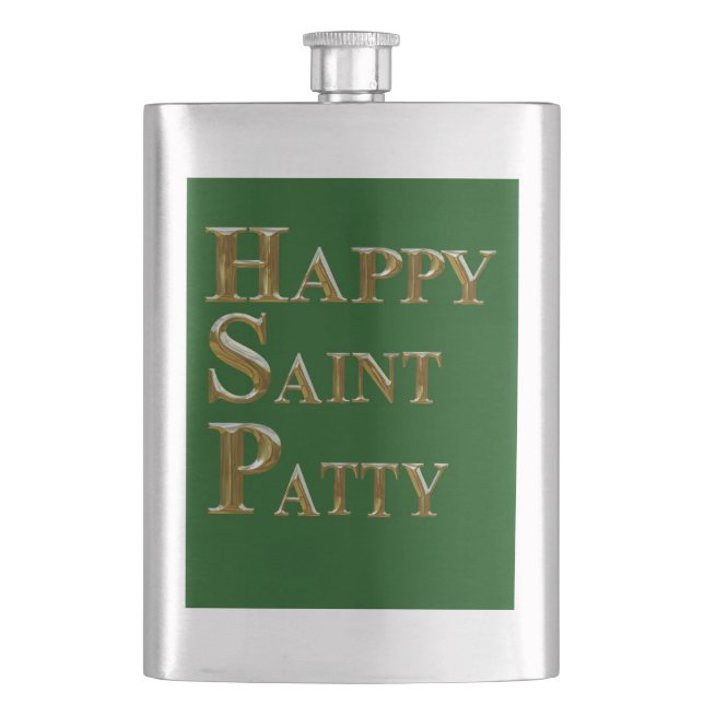 HAPPY SAINT PATTY FLASK (Front)