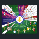 Happy Saints Liturgical Calendar 2026 Year A Poster<br><div class="desc">2026 Liturgical Calendar Year C Poster (November 2025 to November 2026), illustrated with Happy Saints cartoon artworks featuring major feast days in the Christian and Catholic tradition. Ideal for children and the whole family! Great for homes, catechism classes and Sunday schools, religious education, churches and parishes the whole year round!...</div>