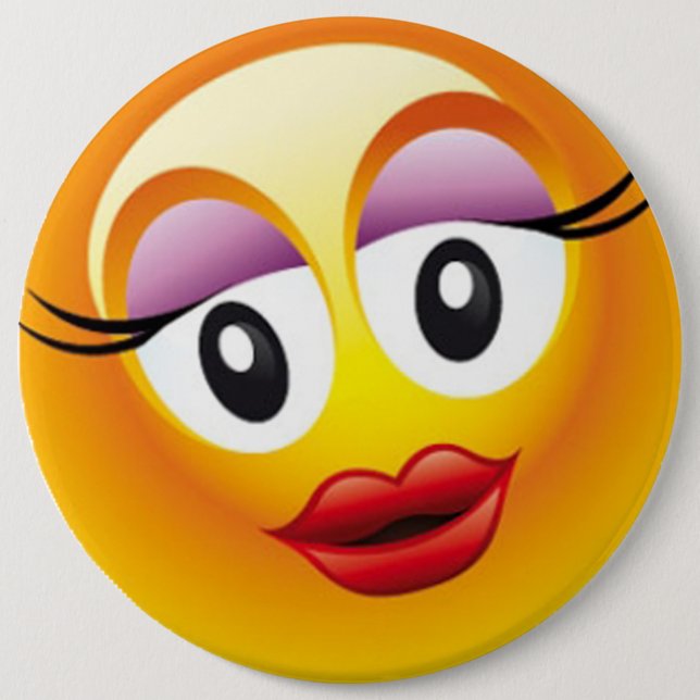 Happy Sally Joy Pinback Button (Front)