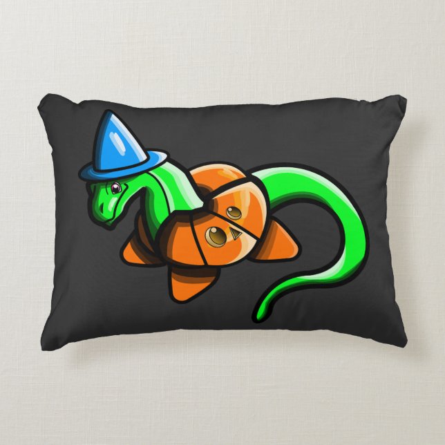 Happy Samhain!! Accent Pillow (Front)