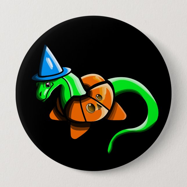 Happy Samhain!!  Button (Front)