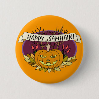 Happy Samhain Button