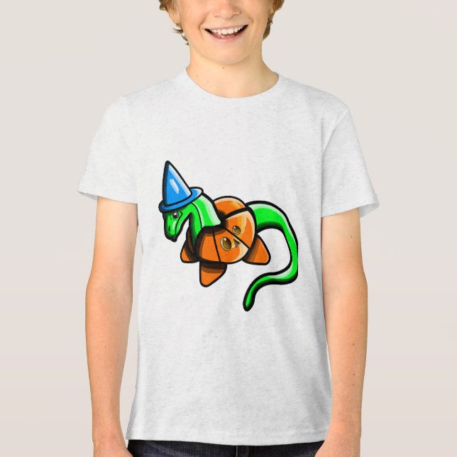 Happy Samhain!! Tri-Blend Shirt (Front)