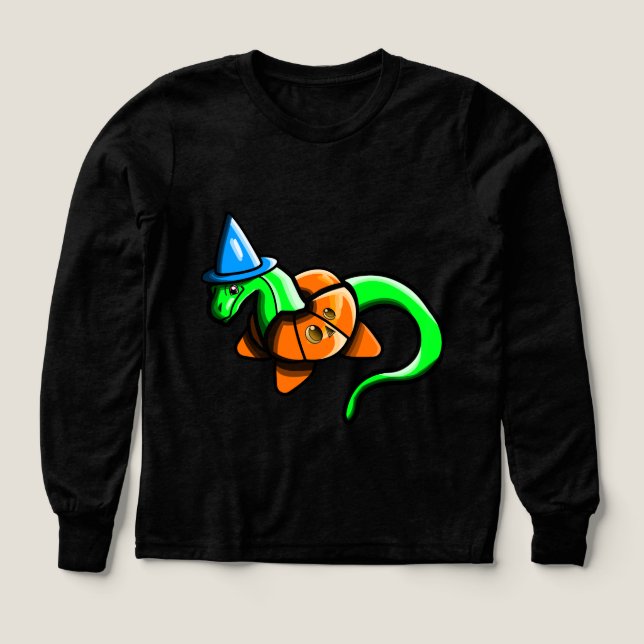 Happy Samhain!! Tri-Blend Shirts (Design Front)