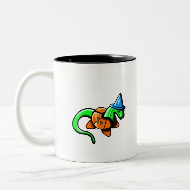Happy Samhain!! Two-Tone Coffee Mug (Left)