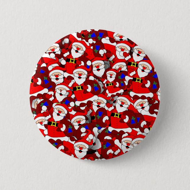 happy santa button (Front)