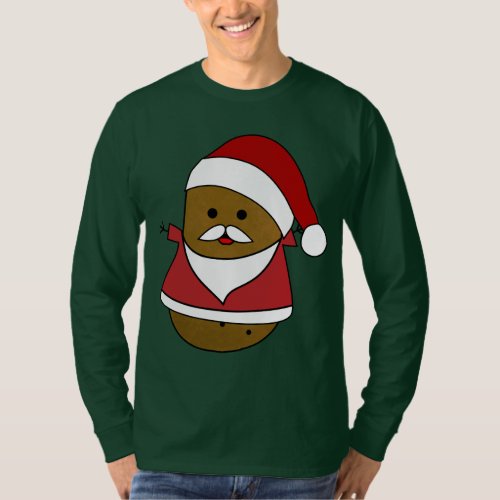 Happy Santa Christmas Potato T_Shirt