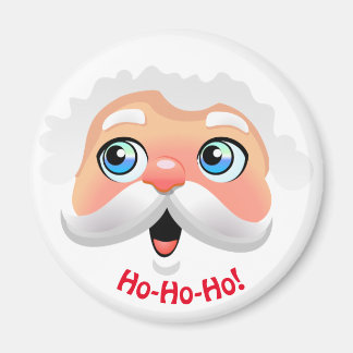 Happy Santa Claus Cartoon Magnet