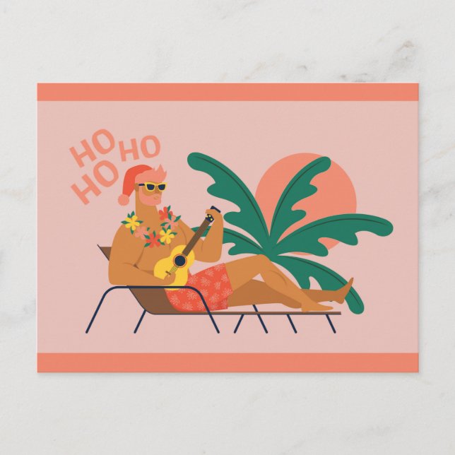 Happy Santa Claus  Postcard (Front)