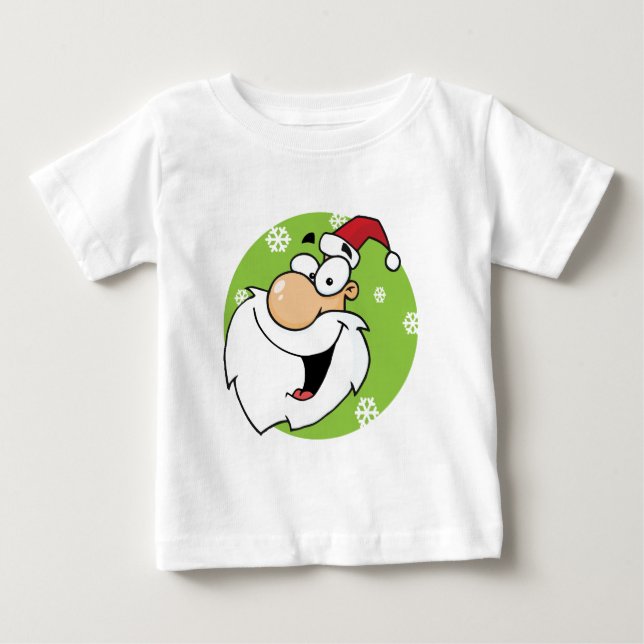 Happy Santa Clause Christmas Holidays Baby T-Shirt (Front)
