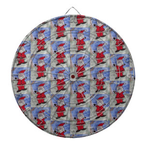 Happy Santa Dart Board