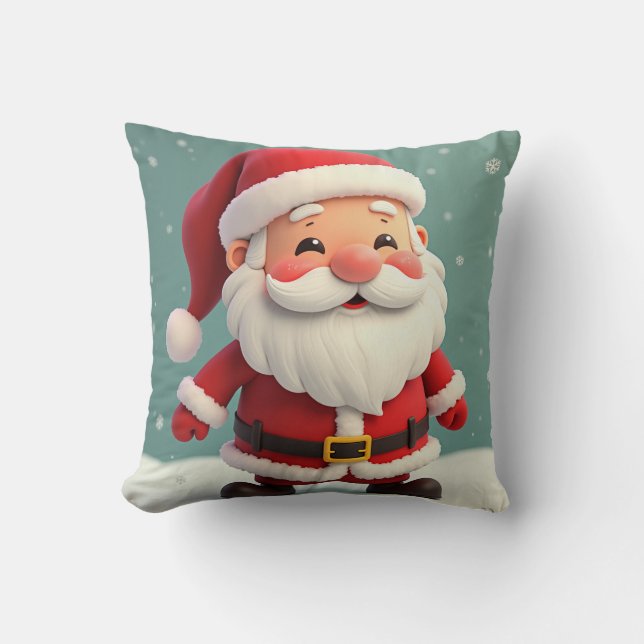 Happy Santa Pillow (Front)