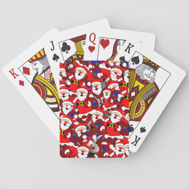 Happy Santa Playing Cards 