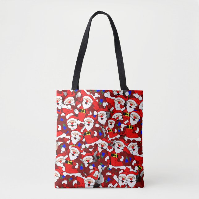 happy santa tote bag (Front)