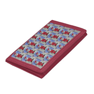 Happy Santa Tri-fold Wallet