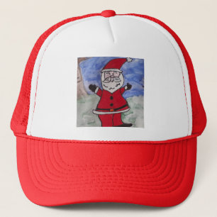 Happy Santa Trucker Hat