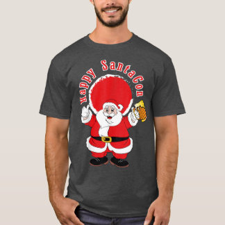 Happy SantaCon special t tee