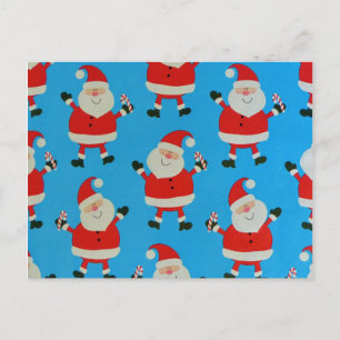 Happy Santas Postcard