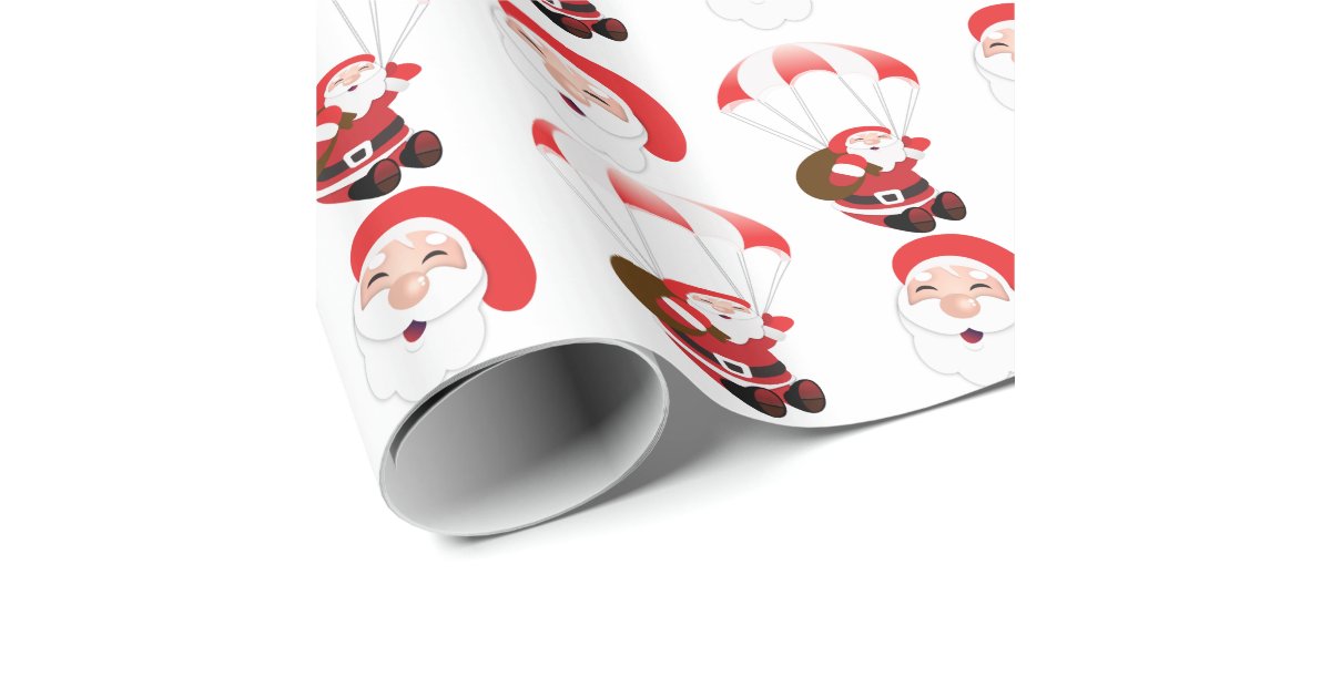 Happy Santas Wrapping Paper | Zazzle