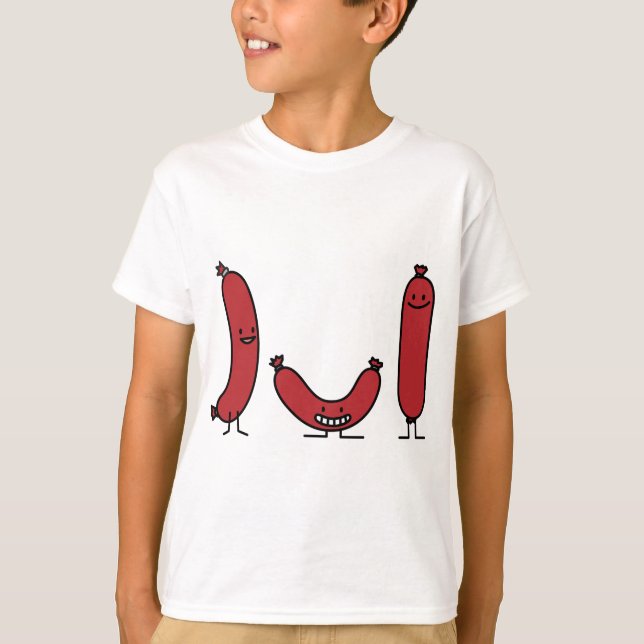 Happy Sausage Kids T-Shirt (Front)