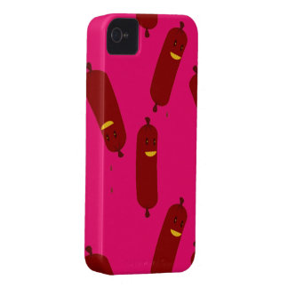 happy sausages iPhone 4 cover