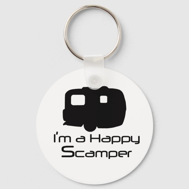 Happy Scamper Fun Stuff! Keychain (Front)