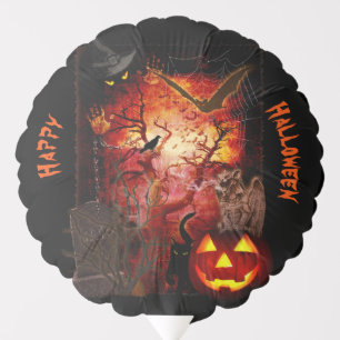 Happy Scary Halloween Balloon