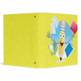 Happy School Pencil Notebook binder