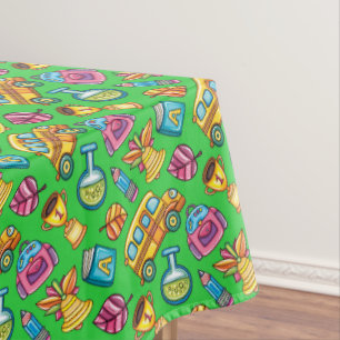 Happy School Tablecloth Table Cover