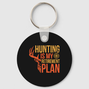 Happy Season Day Me Hunters Hunting Is My Retireme Keychain