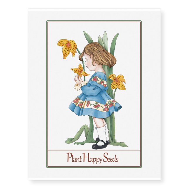 Happy Seeds Temporary Tattoos (Front)