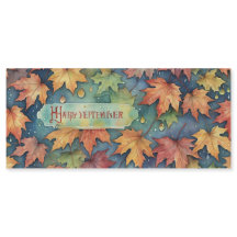 Happy September Magnetic Card
